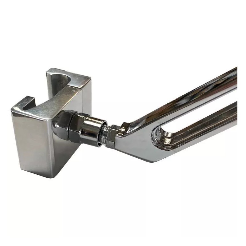 Moore Parts Manx Buggy Chrome Sideview Rectangular Mirror W/Aluminum Mount,