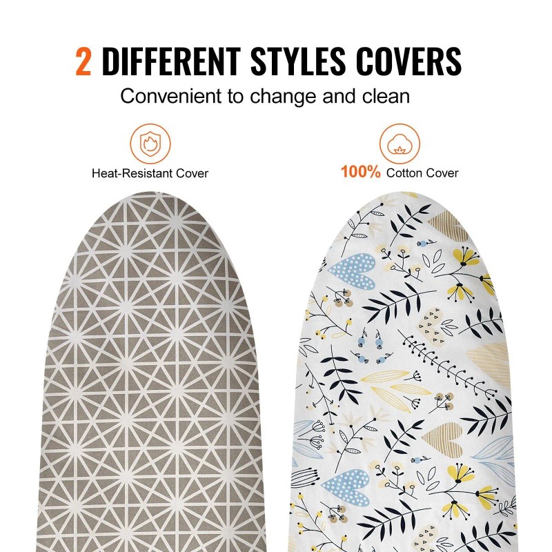 Large 51 X 13 Ironing Board with 4 Layers and