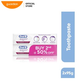Oral-B 3D White Luxe Glamorous White 95G (Pack Of 2)