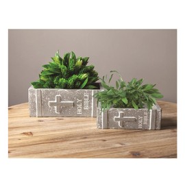 Manual ICINHB Holy Bible Planter, Set of 2