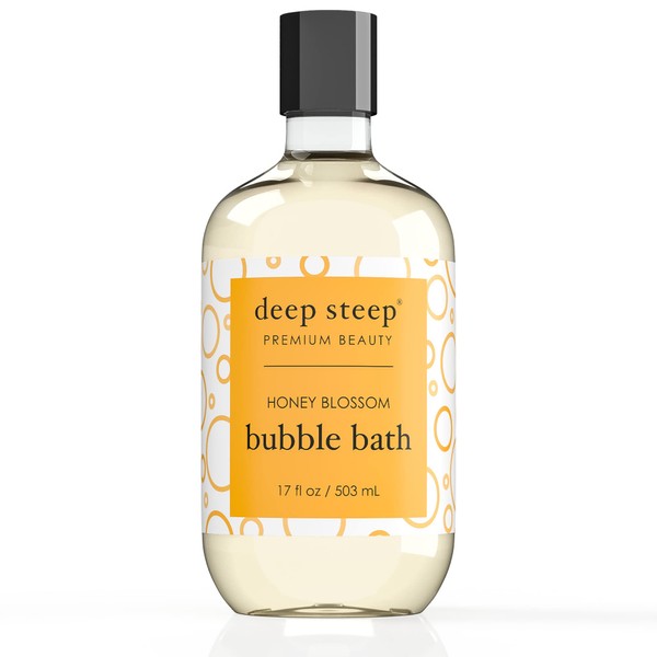 Deep Steep Bubble Bath Honey Blossom, 17 ounce