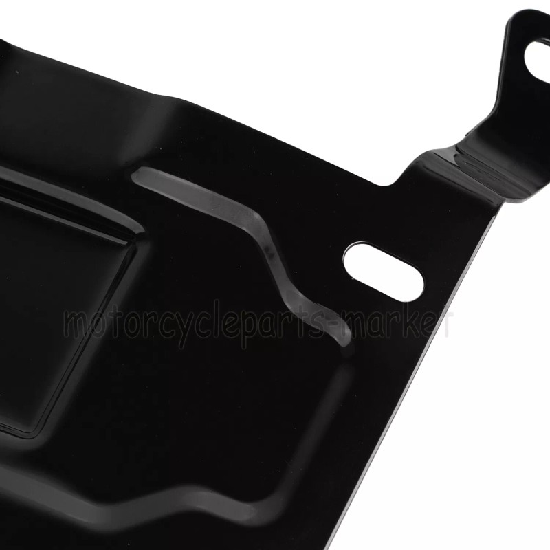 Unbranded Black License Plate Relocation Mount For Harley Softail Road