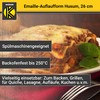 Krüger Husum Enamel Casserole Dish, Oven-Safe up to 250 °C,