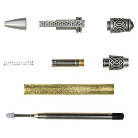 Celtic Twist Pen Hardware Kit, Antique Pewter