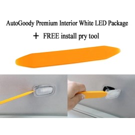 Dome, Map Reading, Courtesy Door Step Light Premium Xenon White LED Lights Interior Package Kit for Honda HRV HR-V + Tool