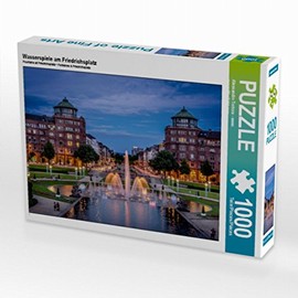 CALVENDO Puzzle Water Games at Friedrichsplatz 1000 Pieces 64 x 48 cm from Alessandro Tortora