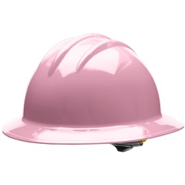 Bullard 3-Rib C34 Full Brim Safety Hard Hat with Spacious Shell, 6-Point Ratchet Suspension, and Cotton Brow Pad