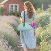 Lightweight Garden Basket - 14 Inch Rustic Harvest Trug with
