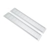 2 Pcs Air Vent Ventilation Grille Aluminium Alloy Rectangular Vent