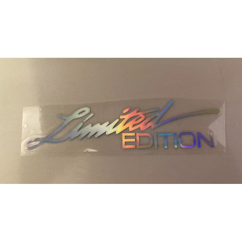 Laser Limited Edition Laser Cut Decal Sticker - Reflective/Mul