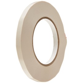 Aviditi Bag Sealing Tape, 3/8" x 180 yds., 2.4 Mil Thick, White, for Party Favors, Gift Bags, Packaging and More (Case of 16 Rolls)