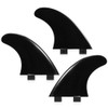 Eacam 3PCS Surfboard Fin Thrusters Fins Fiberglass Nylon Surf Fins