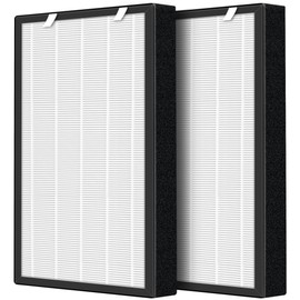 APPLIANCEMATES HSP003 Replacement Filter for Hathaspace HSP003 Dual Filtration HEPA Air Purifier, 2 Pack