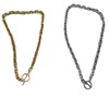 Chunky Gold T Bar Toggle Necklace Gold Chunky Necklace for