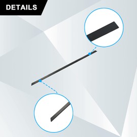 SecosAutoparts Molding Door Lower Garnish Front Left Side Compatible with Hyundai Tucson 2016-2021 Replace# 87721D3000CA Front Door Lower Molding Garnish Cover Cap