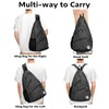 A11N Pickleball Bag, Reversible Crossbody Sling Bag/Backpack for Women Men,