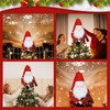 Christmas Santa Claus Tree Topper with Snowflake Projector Light, Rotating