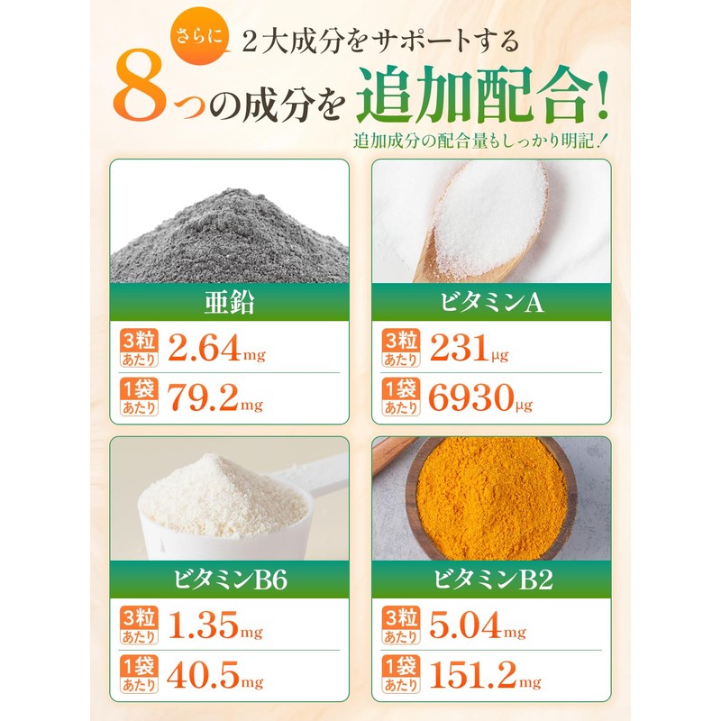 ナンバーサプリ13 髪の毛 サプリ アナゲイン(4023mg) ケラチン(8019mg)【10成分配合/全成分量明記】（国産 無添加 サプリメント 毛髪ケア/90粒/30日分）1袋