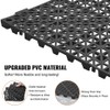 VEVOR Interlocking Drainage Floor Mat 12" x 12" PVC Non-Slip