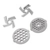 Hapivida Stainless Steel Meat Grinder Plate Discs for Food Grinding