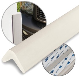 urbanhouse Ultra High-Density Heavy Duty Corner Guard Edge Protector & Bumper for Parking Garages, Workshops and Warehouses - Neutral Off White, 24 Inches - 1 Each