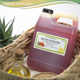 DR. ADORABLE Premium 32 Oz  Sea Buckthorn Oil 100% Pure Organic Cold Pressed Best Fresh Multi