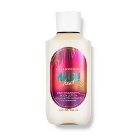 Malibu Heat Daily Noutishing body lotion 8 fl oz / 236 ml Bath and body Fragrance notes: juicy pineapple, California orange, coconut flower, creamy coconut milk and sunny musk