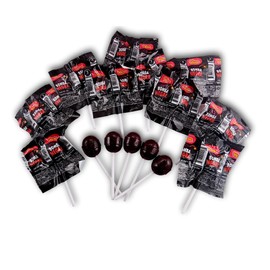 Paletas Vero Bomba Negra Paleta - Paquete de 40 piezas - Sabor cola con relleno efervescente - Contenido neto 600 gr