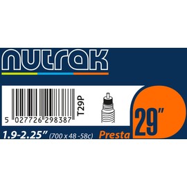 Nutrak 29 X 1.9-2.2 inch Presta inner tube