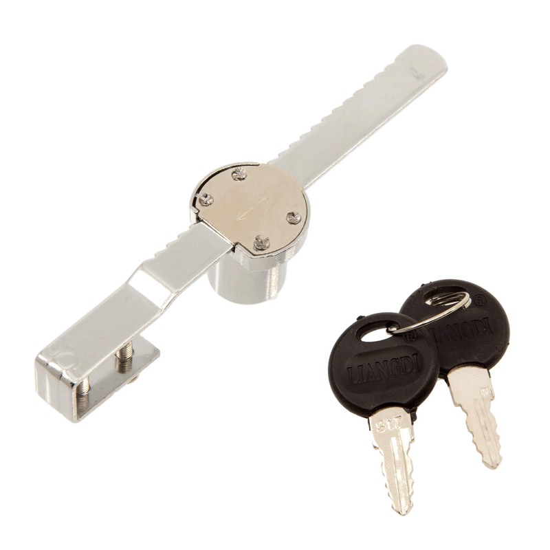 TRIXES Reptile Glass Door Lock for Vivariums, Terrariums, Display Cabinets