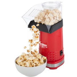 Great Norther Popcorn Hot Air Popper Popcorn Maker - 1200W Electric Hot Air Popcorn Popper - Quick Oil-Free Mini Pop corn Machine - Pop Corn Maker with Measuring Cup (Red)