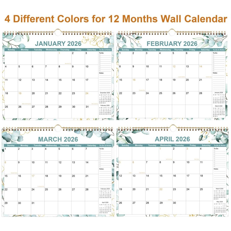 2026 Calendar - Calendar 2026 from January 2026 - December