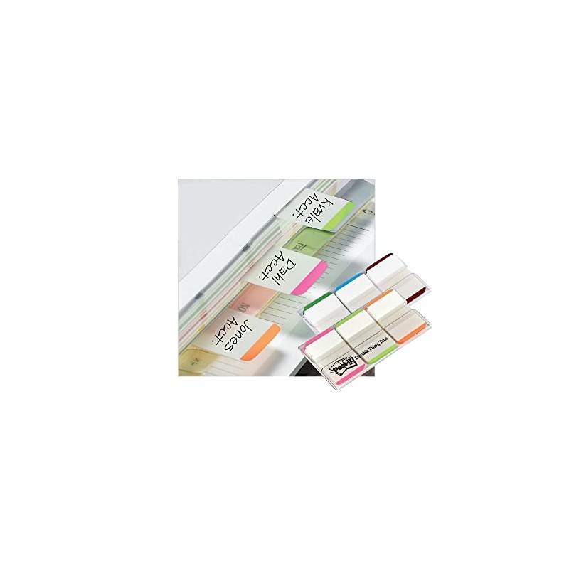 Post-it Index Flags - Strong 25mm - Pink, Green, Orange