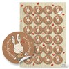 Logbuch-Verlag Easter Stickers Easter Bunny Happy Easter Saying in German