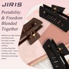 JIRIS Soft Silicone Flexible 2PCS 4.13in Hair Claw Rectangle Bendable