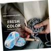 Ciieeo 2rolls Hand Crocheted Yarn for Projects of Creative Flat