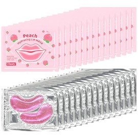 30 Pares De Mascarillas Para Labios Y Ojos, Parches Para Ojeras Hinchadas, Mascarillas Labiales Hidratantes Rosas De Uso Diario Tipo Spa, Recuerdos Y 