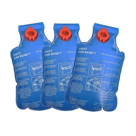 LOWENERGIE Toilet Water Saving Device Cistern Tank Bag Bank Flush Insert Dual Clip Hook (3 Pack)