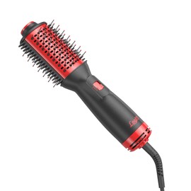 Bürste für Haartrockner und Volumizzant in einem, 700 W, Bürste für Haartrockner und Styler, mit negativen Ionen, Anti-Creppe, Zylinder aus Keramik, Titanium, Raddrizzante