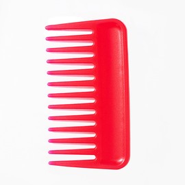 Mini Wide Tooth Comb,Small Travel Purse Hair Detangling Comb Beard Comb Pocket Comb for Curly Wavy Wet Dry Hair,Portable Care Comb Shower Comb Travel Comb Styling Comb for Men Women (Rose Pink-Style2)