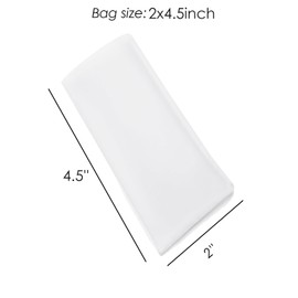 Rosin Filter Press Bags, Nylon Filter Bags 2x4.5 inches | 20 Pack |Press Bags, Heat Press Compatible (20, 2x4.5'' 120U)
