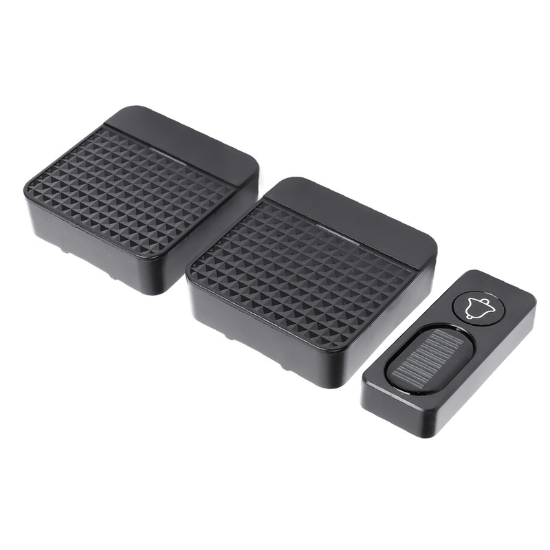 Wireless Doorbell Kit 52 Melodies Solar Self Generating Long Range