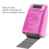 Plus Guard Your ID Roller Stamp, Pink