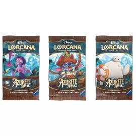 Lorcana TCG - Azurite Sea 3 Booster Pack Bundle