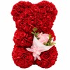 Rose Teddy Bear for Romantic Gifts – Artificial Rose Bouquet