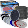 Pack of 71 Sandpaper 125 mm Velcro Wet Dry Professional