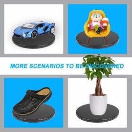 Creality 8 Inches Rotating Turntable Display Stand，0.02mm Accuracy 60fps Multi-Line Blue and NIR Consumer Handheld Scanner 24-bit Fast Full Color Scanning 8 Inches 360˚ Rotation Portable Turntable