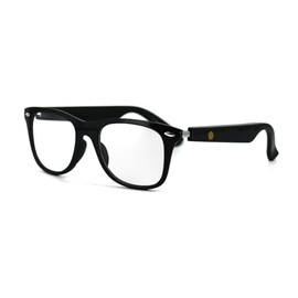 HAIXINDA Smart Glasses for Men and Women, Blue Light Filtering Lenses, Open-Ear Audio & Mic, Intelligent Touch & Voice Assistant - Playtime 4-6 hours, Bluetooth Glasses for Office, Reading, Gaming