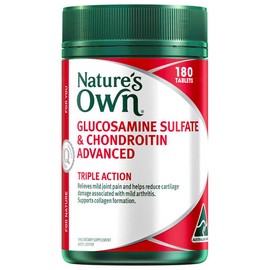 Nature's Own Natures Own Glucosamine Sulfate & Chondroitin Advanced 180 Tablets