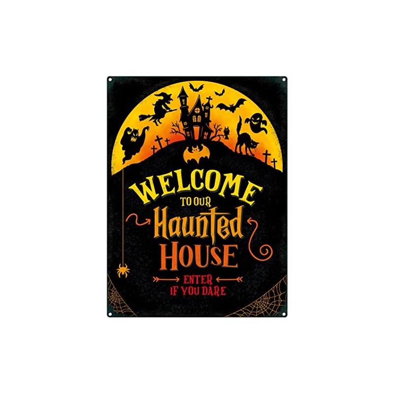 Small (150 x 200mm) Metal Sign - Welcome to Our